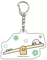 Seesaw "Neko-chan Acrylic Key Holder 01. Drawing illustration"