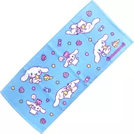 12.シナモロール フェイスタオル ブルー 「サンリオ当りくじ シナモロール当りくじ」