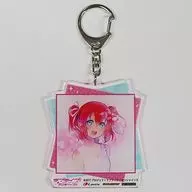 Kurosawa Ruby Acrylic Key Holder "CD LoveLive! Sunshine! Kurosawa Ruby Second Solo Concert Album" Gamers Purchase benefits