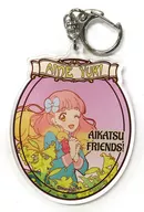 Ai Yuki Acrylic Key Holder "DMM Scratch! Aikatsu!! Series 10th ANNIVERSARY [CHARA NOUVEAU]" D-7 Prize