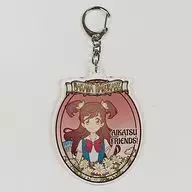 Harukaze Wakaba Acrylic Key Holder "DMM Scratch! Aikatsu!! Series 10th ANNIVERSARY [Chara NOUVEAU]" D-9 Award