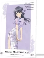 Shōko Makinohara Illustration China Dress Ver. A5 Acrylic Panel "Rascal Does Not Dream of Bunny Girl Senpai"