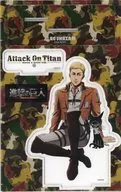 エルヴィン・スミス＆リヴァイ猫 アクリルスタンド (スタジオ描き下ろし) 「進撃の巨人×RE：SHAZAM」