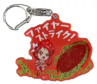 Cure Rouge Fire Strike! Key Holder "Yes! Precure 5 GoGo!" Pretty Store Mini Limited