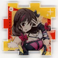 Yun Yun (Rock) Acrylic Puzzle Key Holder "Sega Lucky KUJI ONLINE 爆焔 in this wonderful world!" D Prize -4