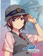 Mori Mituse Art Panel B S Size "Railway Musume ~ Railway Uniform Collection ~ × Sendai Airport Transit"