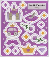 Purple Princess Parts Set "Character Fuku KUJI ONLINE apicolle #My Favorite Princess" E-3 Prize