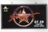 B'z紀念牌(0729東京)"B'z LIVE-GYM Pleasure 2023-STARS-"7月29日東京會場限定