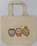 Pajamas Lunch Size Tote Bag "Little Kawa is a small and cute guy Little Kawa @ Odaiba Adventure King 2023" Little Kawa Odaiba Shop Goods