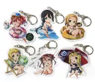 Juego de llaves acrílicas de 6 piezas "Yuki Tomona es una persona valiente - Daima Biraki no Chapter -" C100 Goods