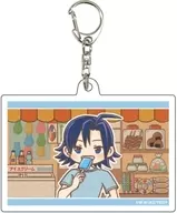 "YOWAMUSHI PEDAL LIMIT BREAK Acrylic Key Holder 05. Retro Art Illustration" by Mount Shinami