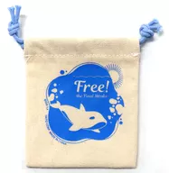 Makoto TACHIBANA (Killer) Mini drawstring bag "Free!? the Final Stroke?" Mini drawstring bag Present Campaign Bonus