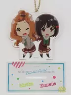 Kenzaki Ririka & Hisaishi Reporting Stand Acrylic Charm "Special Sound! Euphonium ~ Ensemble Contest ~" Theater Goods