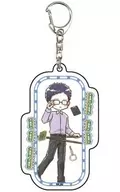 Kazuhito Uetake' Urami-oni Acrylic Key Holder 03. Densha Gokko Ver. (Graph Art Illustration)'