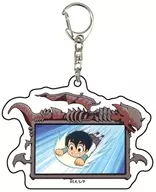 Satoshi B "Black Channel Acrylic Key Holder 03 Scene photograph Illustration"