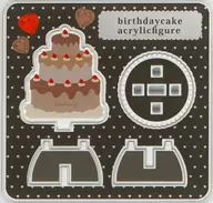 Black Stand Cake Set "Storefront KUJI apicolle #Birthday Party without Person" D Prize