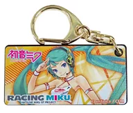 Racing Miku 2010 Ver. "Miku Hatsune GT Project 15 th anniversary Trading Number Plate Style Keyholder"