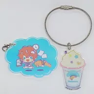 Kannonzaka Doppo ×KIRIMI "Hypnosis Mic -Division Rap Battle - SANRIO NAKAYOKU EDIT 2023 Aurora Acrylic Key Holder"