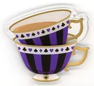 Purple Tea Cup Mini Acrylic Frame "Character Fuku KUJI ONLINE apicolle #My Favorite Alice" B-2 Prize