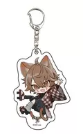 Nekomata (SD) "Saw Acrylic Key Holder 02. Hyakki Gakuto ver. (Illustrated Illustrated)"