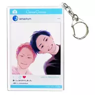 Blue Mt. Hayama & Midori Yamamura SNS-style acrylic key holder "Comic Blue and Heki" Toranoana Premium Bonus