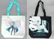 2 Types Set Happy 16th Birthday tote bag with gusset "Character Cactor Vocal Series 01 Hatsune Miku"