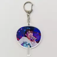 Saki Yamakita Uchiwa-type acrylic key holder "『 I ☆ Ris 10th Anniversary Live ～ a Live ～ 』 Opening Commemorative Ruffle (KUJI)" 4th prize