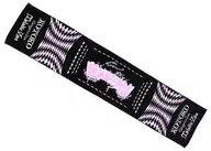 KOTOKO Muffler Towel Black & Pink "KOTOKO-Categorize LIVE 『 MeloDic Zoo 』 ～ candy rabbit ～"