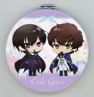 "CODE GEASS: Lelouch of the Rebellion ×GiGO POP SHOP", a folding mirror of Leloush Ramperuzi & Wood Suzaku