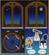 Acrylic Diorama Astronomical Observatory "Character Fuku KUJI ONLINE apicolle #Watashi ga Suki ga Best Twinkle Kisogawa Bridge Night" Character Fuku Award