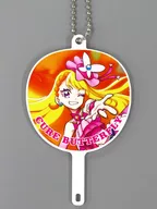 Cure Butterfly "Eiga Precure All Stars F Trading FAN Fan Keyholder" Theatrical goods