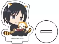 キース＆ラスカル 「らくだい魔女 フウカと闇の魔女×ラスカル アクリルぷちスタンド 01.公式イラスト」