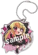 Ruby "Oshiko-Pita! Defome Memory Acrylic Key Holder"