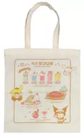 Cafe Sanrio (2nd store) cotton tote bag "Sanrio Character Cters"