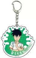 Ritsu Kageyama "Acrylic Key Holder Mob Psycho 100 III 01. Paint Game Ver. Drawing Illustration"