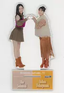 Reina Yokoyama & Rio Sakurai Acrylic Stand "Morning Musume' 23 Concert Tour Autumn 『 Neverending Shine Show 』"