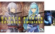 Quatre Salicon & Lyzed Twining A3POP set "Legend of Hero : Locus of L" Garagara KUJI Prize