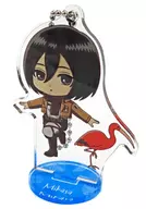 Misaka Ackermann "Attack on Titan × Kawasui Kawasaki Aquarium ~ Investigate the waterside where giants lurk ~ Trading Chibi Character Acrylic Stand Key Holder"