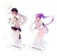 [A la Carte] El フラクティア & Eve Original Acrylic Figure Set "Light Novel Carneades Angel Police, El and Weak Devil Vol 1 Gamers [Ultra] Limited Edition" Bonus included