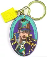 JoJo's Bizarre Adventure Shōtarō / Star Platinum Leather Style Keyring "Stone Ocean x Thanq Mart"