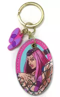 Narciso Anasui / Diver Down Leather Style Keyring "Jojo 's Strange Adventures, Part 6 : Stone Ocean x Thanky-Mart"