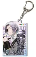 Design 04 (naightmare = Gott Sharkuu) Aurora Acrylic Key Holder "Alice in the Land of Spade ~ Wonderful Black World ~"