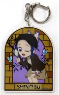 Shinobu Kocho "Demon Slayer: Kimetsu no Yaiba x Sunshine City All Concentration! The Legend of the City of the Sun The 弐章 Trading Acrylic Key Holder" Sunshine 60 Observatory SKY CIRCUS limited edition