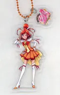25.キュアサニー 20周年アニバーサリー ラメ入りアクリルキーチェーン 「プリキュアシリーズ」 プリティストア限定