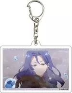 Filmina, "Reborn in a Vendor Machine, I'm Vating in a Paradise Key Holder acrílico 01. Ilustración oficial".