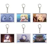 6-Type Set "Reborn as a Vending Machine, I'm Wandering the Maze, Acrylic Key Holder 01. Official Illustration"