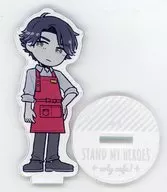 Kiyoshi Shindo "Stand my Heroes in Koi Cafe! Trading Acrylic Stand A"