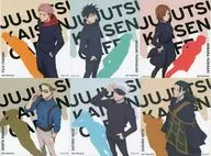 6-Type Set Art Panel "Jujutsu Kaisen Cafe 2023 Shibuya Incident" Special bonus for use of the cafe limited to those who reserve in advance