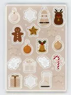 Antique White Christmas Acrylic Parts Set "Character Fuku KUJI ONLINE apicolle #My Favorite Christmas" D-6 Prize