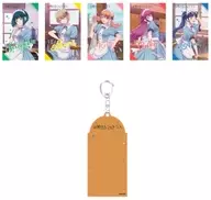 B. (Mocha) Card Case + 5-Card Set "Goddess's Cafe Terrace"